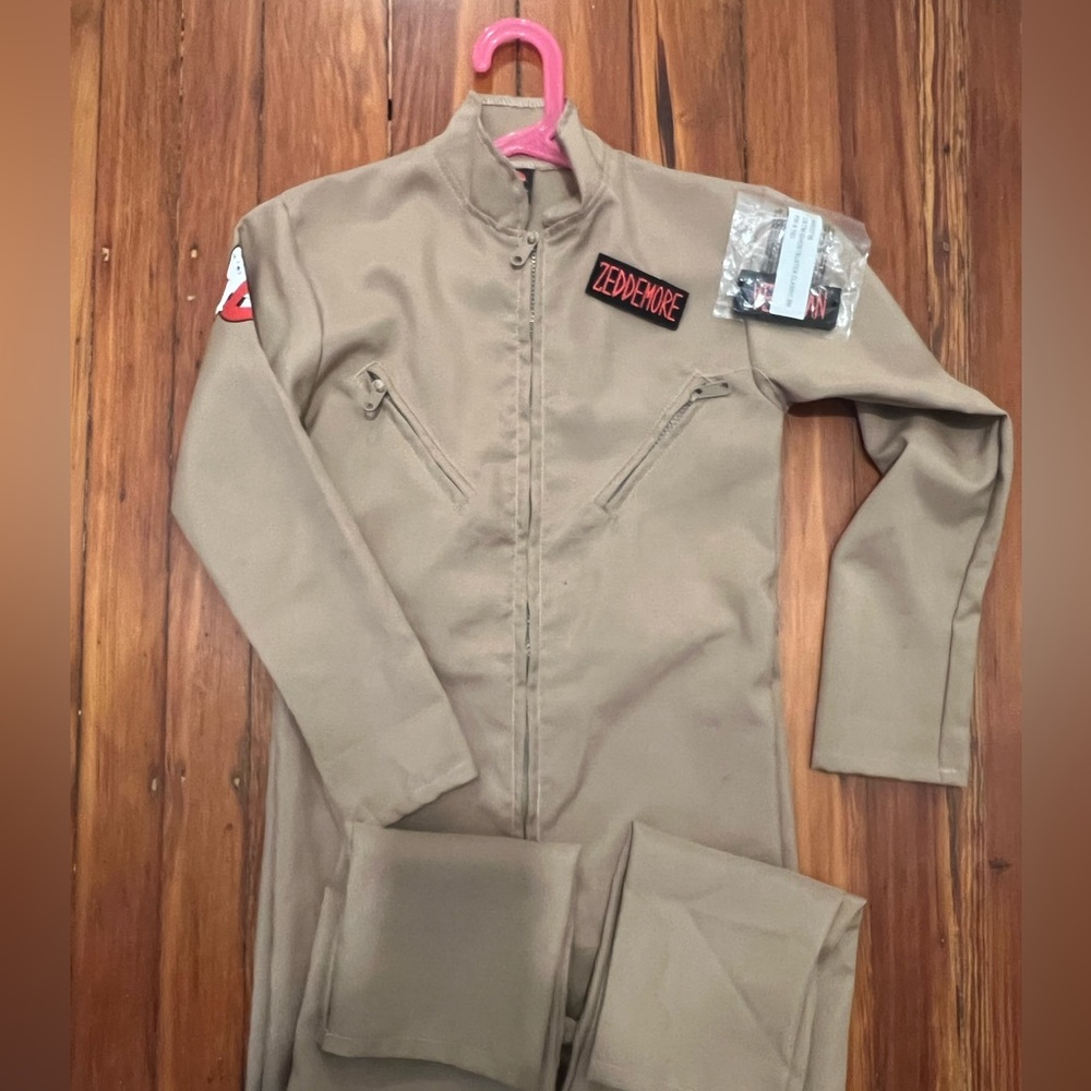Ghostbuster Costume with Blow Up Proton Pack 7/8